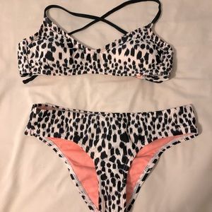 Animal Print Bikini Size XS